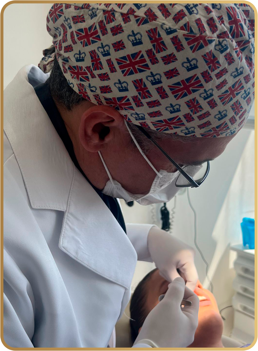 Cirurgia de instalação do implante dentário